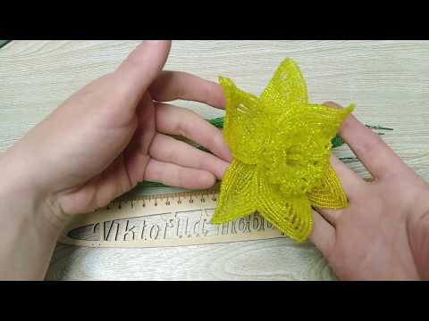 Видео: СКАЗОЧНЫЙ НАРЦИСС ИЗ БИСЕРА#StayHome#WithMe БИСЕРОПЛЕТЕНИЕ//FAIRYTALE DARKNESS FROM BEADS BEADING А4