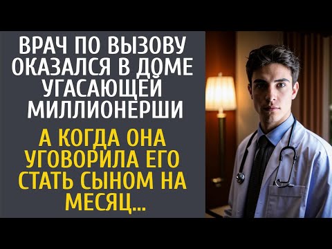 Видео: Врач по вызову оказался в доме угасающей миллионерши… А когда она уговорила его стать сыном на месяц