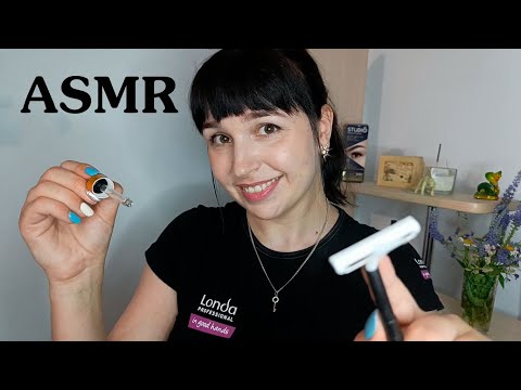 Видео: АСМР💓 Массаж с маслом и Бритье головы с пеной ASMR Massage with oil and head shaving with foam