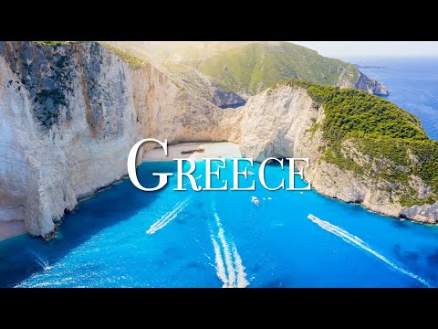 Видео: Греция 4K - пейзажный релаксационный фильм с красивой расслабляющей музыкой для снятия стресса