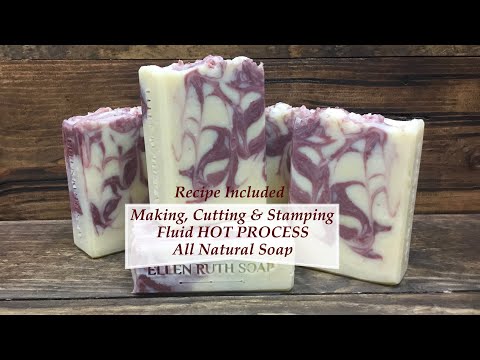 Видео: Как сделать натуральное жидкое мыло-свирл горячим способом по рецепту | Мыло Эллен Рут