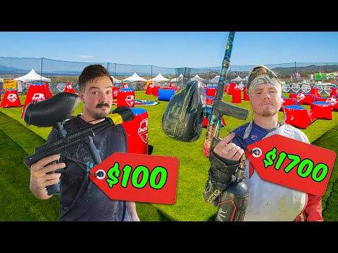 Видео: Состязание по пейнтбольному оружию на $100 против $1000!