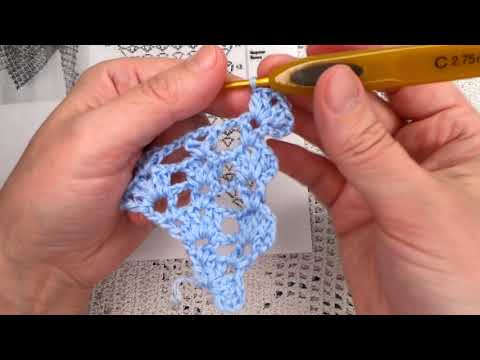 Видео: КРУГЛАЯ Шаль с ФЕСТОНАМИ от УГЛА , Вязание КРЮЧКОМ , crochet shawl   ( шаль № 365)