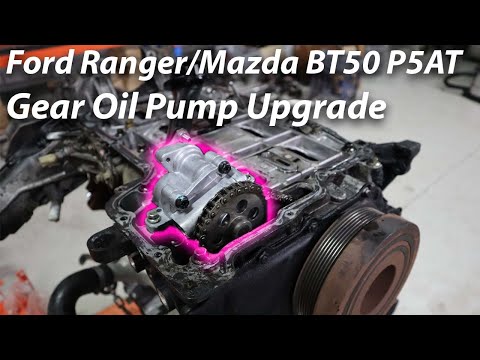 Видео: Установка шестеренчатого масляного насоса Ford Ranger/Mazda BT50 P5AT