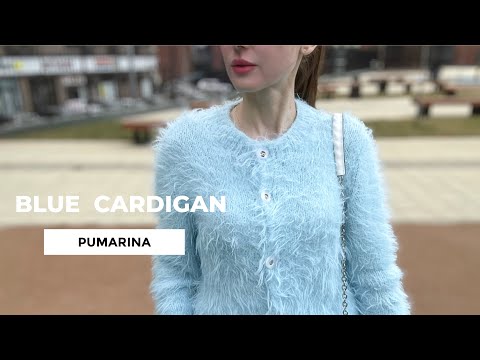 Видео: BLUE кардиган. Связала на весну.