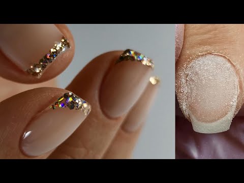Видео: Блестящий Френч/Аппаратный Маникюр/Обзор материалов!