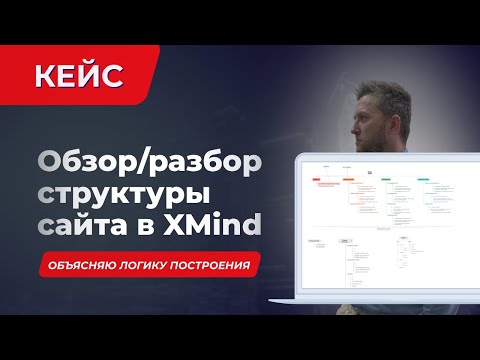 Видео: Обзор и разбор структуры сайта веб-студии в XMind | Объясняю логику построения