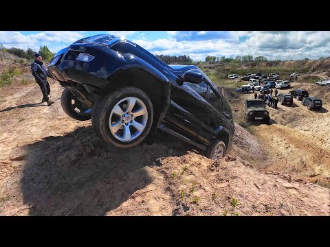 Видео: Toyota land cruiser Prado 120 ПОКАЗАЛ ЧТО МОЖЕТ против SUZUKI, MITSUBISHI, SUBARU, JEEP, CHANGAN!