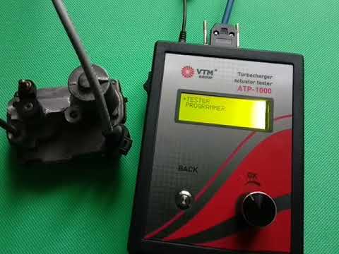 Видео: Программирование актуатора с помощью тестера ATP-1000