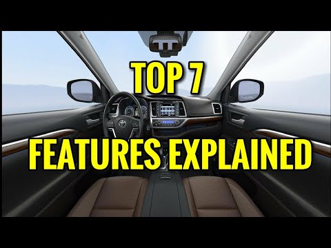 Видео: 7 лучших особенностей интерьера внедорожника — Toyota Highlander 2017 / 2018