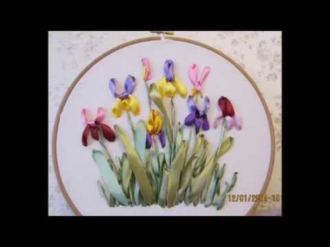 Видео: Вышивка лентами для начинающих. Первые итоги "Бесплатного курса".