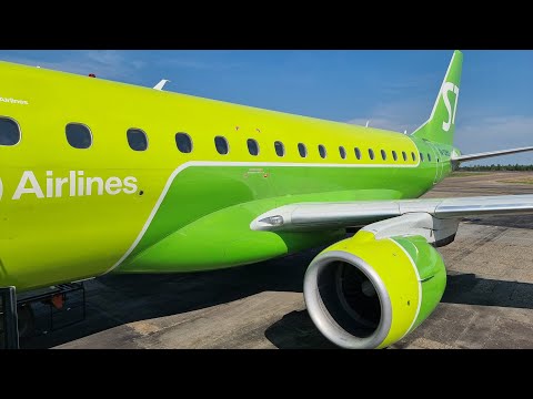 Видео: Embraer 170 а/к S7 Airlines | Рейс Томск — Новосибирск