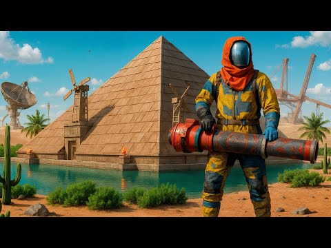 Видео: Живу в гигантской МВК Пирамиде! Ее невозможно зарейдить в Раст Rust