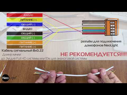 Видео: Каким кабелем подключить домофон?