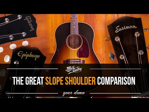 Видео: Отличное сравнение SLOPE SHOULDER! GIBSON J45 против EPIPHONE J45 против EASTMAN E10SS и E20SS