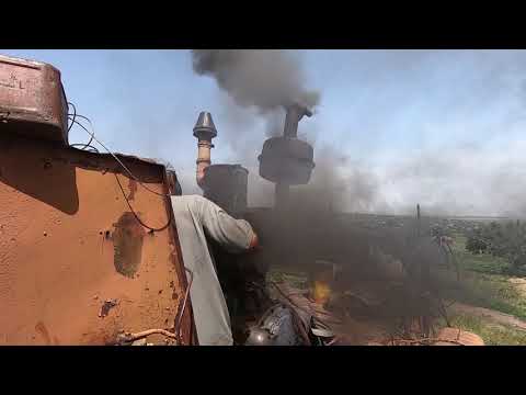 Видео: Первый раз запустили комбайн после зимы