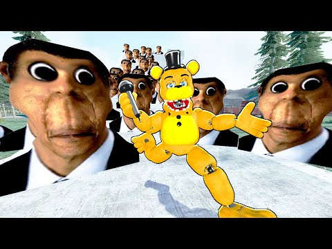 Видео: Обунга гоняется за нами в Sandbox nextbot Obunga Garry's Mod