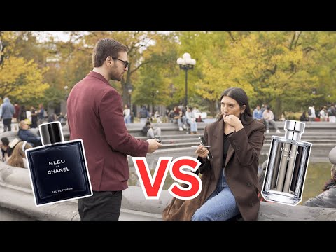 Видео: Bleu de Chanel Eau de Parfum против Prada L'Homme (Битва ароматов: реакции женщин)