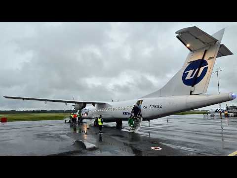 Видео: Ан-24 и ATR 72 а/к Utair | Рейс Берёзово — Ханты-Мансийск — Тюмень