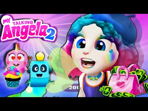 Видео: МОЯ ГОВОРЯЩАЯ АНДЖЕЛА 2 💄👗👜 НОВАЯ ИГРА от создателей МОЙ ГОВОРЯЩИЙ ТОМ И ДРУЗЬЯ