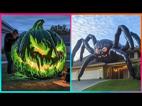 Видео: Удивительные Поделки и Произведения Искусства на ХЭЛЛОУИН на Новом Уровне ▶2