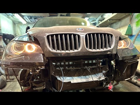 Видео: УПАЛ МОТОР. Страховой случай. ПРОБУЕМ ЗАПУСТИТЬ BMW Х6.