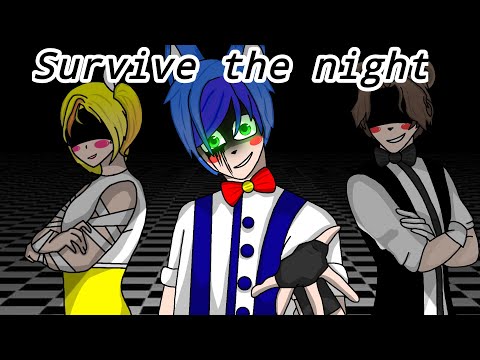 Видео: // Survive the night // FNAF // клип Гача клуб //