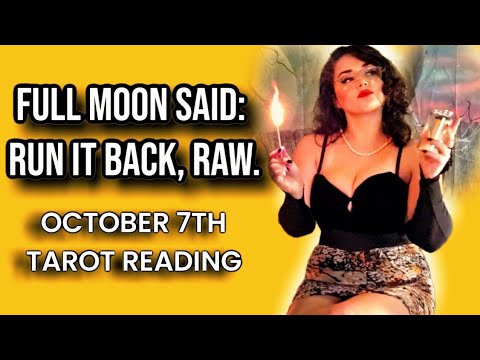 Видео: 🌕 Полная Луна сказала: Возвращайся, RAW. 💥 | Ежедневное гадание на Таро 7 октября