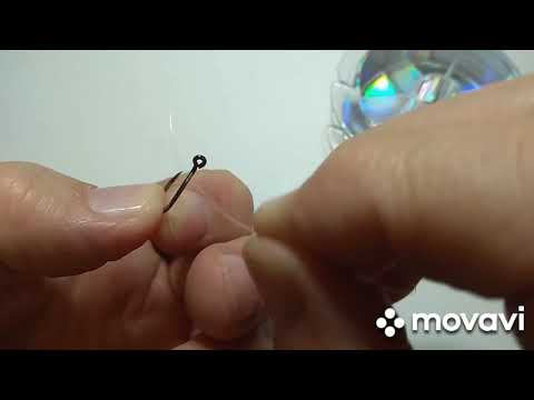 Видео: Как привязать рыболовный крючек/Узел восьмерка