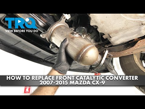 Видео: Как заменить передний каталитический нейтрализатор Mazda CX-9 2007-2015 годов