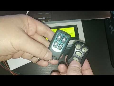 Видео: Универсальный брелок для автосигнализаций UCAR v1.1 с алгоритмическим воспроизведением кода