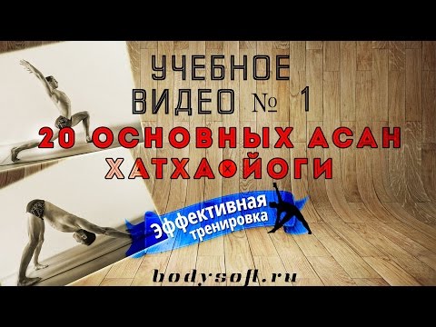 Видео: 20 основных асан хатха йоги