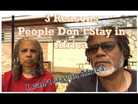 Видео: Три причины, по которым люди не остаются в Африке
