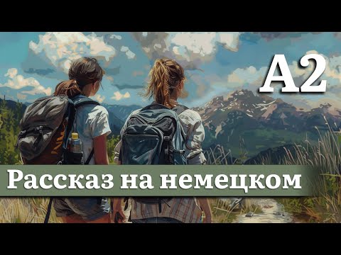 Видео: Немецкий на слух, начальный уровень (A2) | Рассказ: Неправильная обувь, правильный настрой