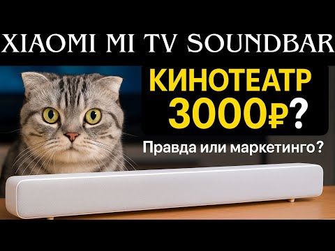 Видео: Xiaomi Mi TV Soundbar — КИНОТЕАТР за 3000₽ Правда или маркетинг?