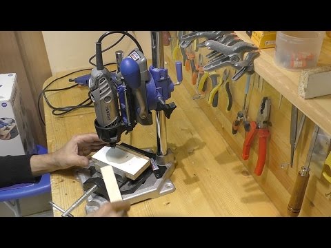 Видео: Сверлильная стойка для гравера Дремель (Dremel Workstation 220). Подойдет для бормашинки из Китая