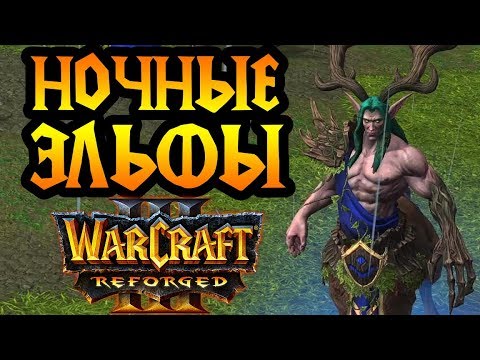 Видео: НОЧНЫЕ ЭЛЬФЫ в Warcraft 3 Reforged. Смотрим юнитов и героев