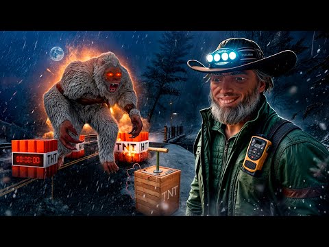 Видео: БИГФУТ ПОПАЛ В НАШУ ЛОВУШКУ | УГАРНАЯ ОХОТА НА БИГФУТА