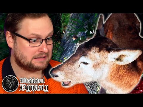 Видео: ПЕРВАЯ ОХОТА ► Medieval Dynasty #2