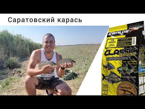 Видео: Ловля карася на фидер. Рыбалка в деревне . Корм Genlog.