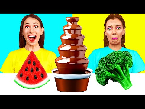 Видео: Шоколадный Фонтан Челлендж c Fun Teen
