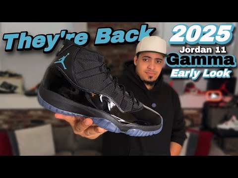 Видео: ПРЕДВАРИТЕЛЬНЫЙ ВЗГЛЯД 👀 Jordan 11 Gamma возвращаются🚨