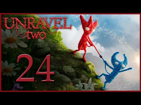 Видео: Unravel 2 - Кооператив - Lifeline - Испытание 17 [#24] | PC