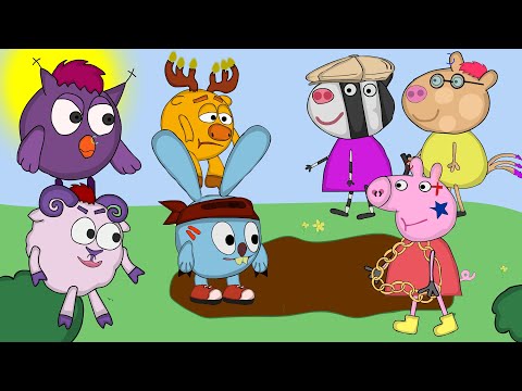 Видео: Слово ПАЦАНА / разборки / пеппа против смешариков