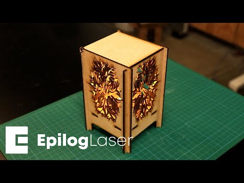 Видео: Лазерная резка 3D-лампы