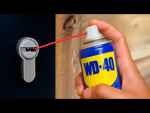 Видео: Никто не знал об этом! Открываем замок без ключа с помощью WD-40