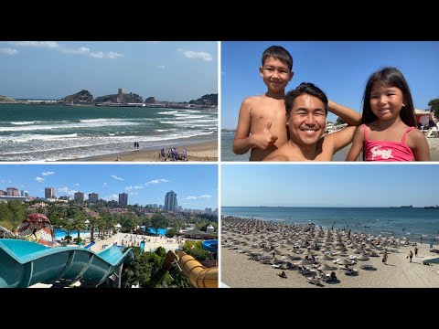 Видео: 17. Стамбул август 2025 - пляжи Мраморного моря, Шиле, аквапарк, как изменились цены за год