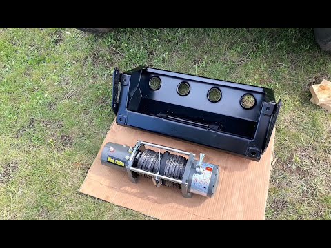 Видео: Купил лебедку на УАЗ Хантер / Площадка РИФ с защитой рулевых тяг (RIF469-33004)