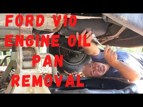 Видео: 1997–2004 Ford V10 6.8 Стук и шум — Снятие масляного поддона — FreeAutoMechanic