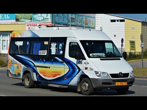 Видео: Автобус || Mercedes Benz 223204 || госномер АВ556|72 || маршрут 2 || г. Тобольск ||